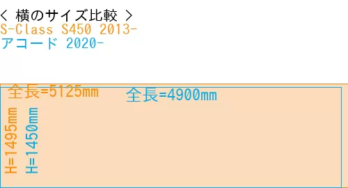 #S-Class S450 2013- + アコード 2020-